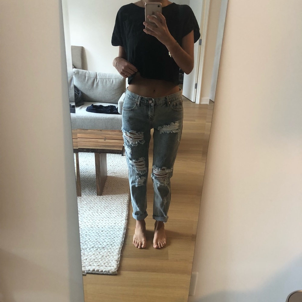 One by One Teaspoon Boyfriend Jeans